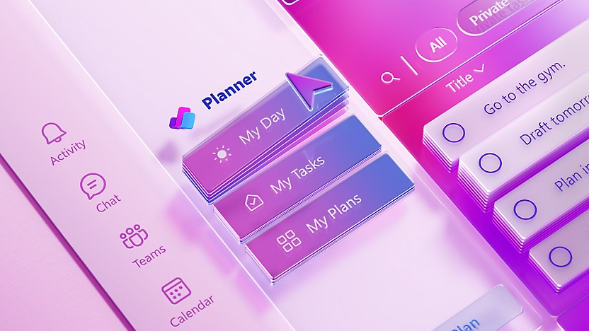 Conceptual image of the new Planner web app