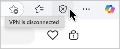 Screenshot pf  VPN disconnected