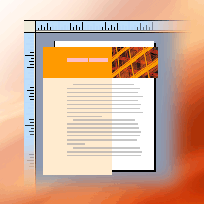 Publication with bleeds