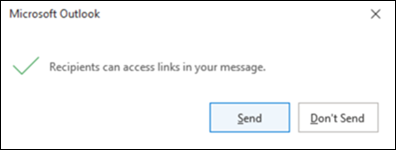 Outlook Onedrive recipient permissions resolved