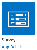 screenshot of survey icon