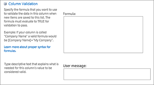 screenshot of column-validation-formula