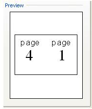 Booklet Print Setup preview