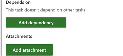 Attach links and files to your project tasks