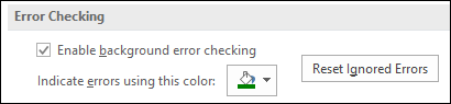 Error Checking